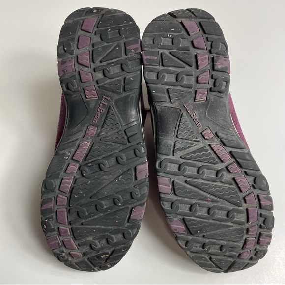 L. L. Bean Hiking Walking Trail Shoes 7.5 Purple - Picture 6 of 9